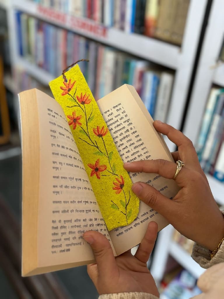Handmade Water Hyacinth Book Cover