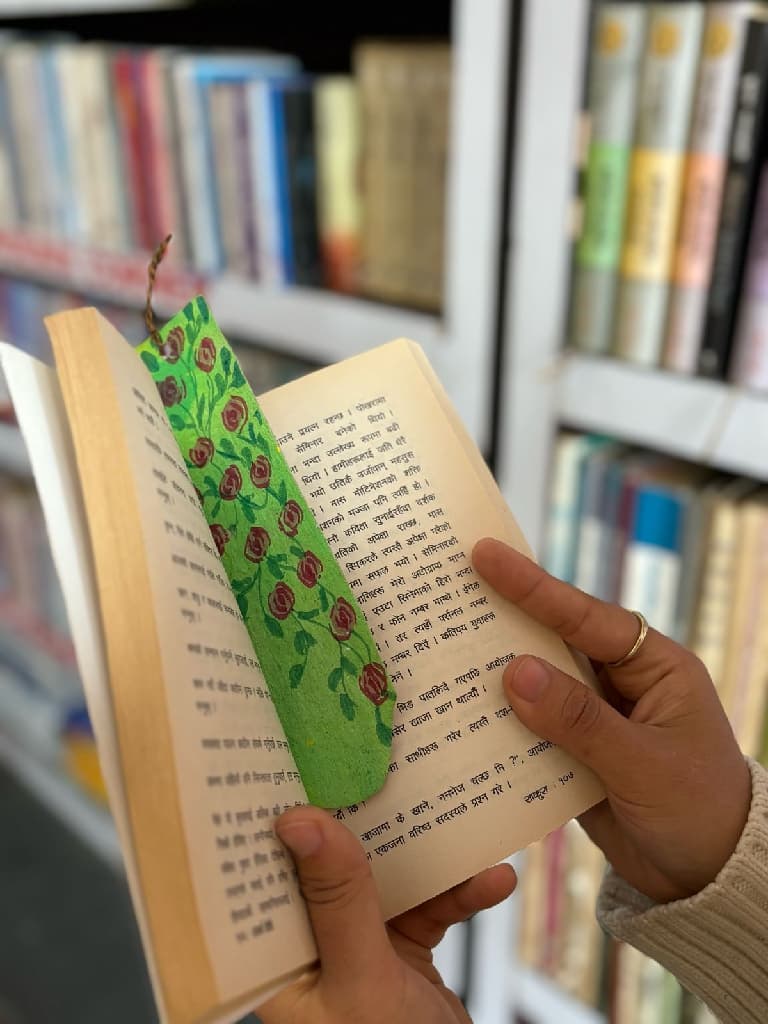 Handmade Water Hyacinth Bookmark