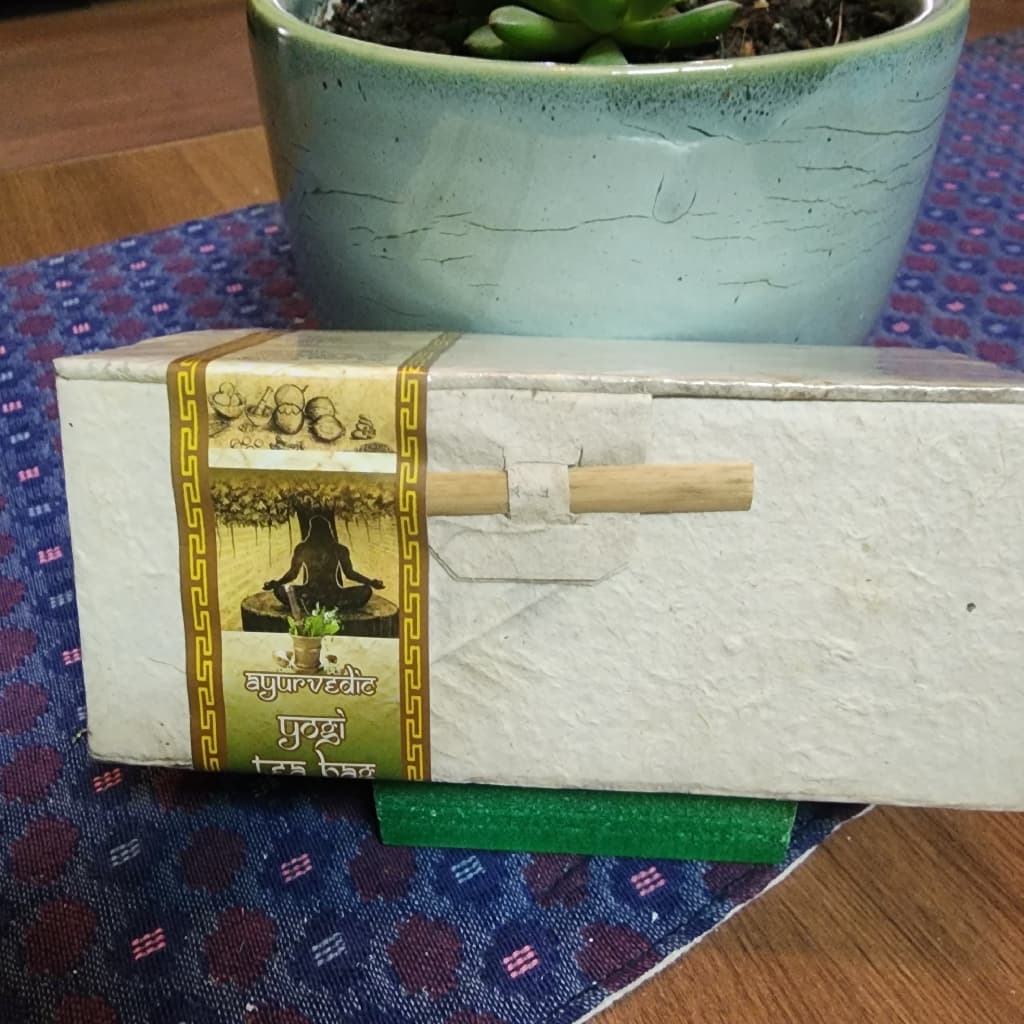 Ayurvedic yogi tea bag